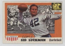 1955 Topps All American Sid Luckman #85 HOF