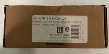 Watco 801-PF-BRS-CP-OT Lav Drain, 1-1/4" W/OUT OVERFLOW New FREE SHIPPING
