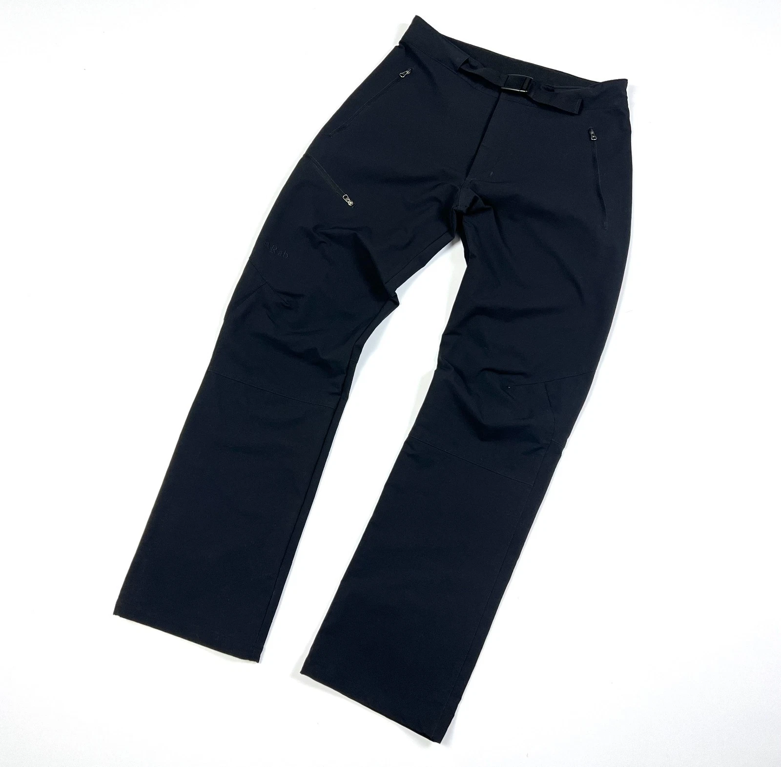 Men's RAB Vector Black Trekking Soft Shell Lightweight Outdoor Pants Size S
Opens in a new window or