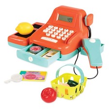 Battat   Interactive Kids Cash Register with Scanner Sounds   26 Pieces Pret...