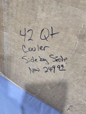 Side-by-Side 42 Qt. Cargo Box/Cooler Color Black