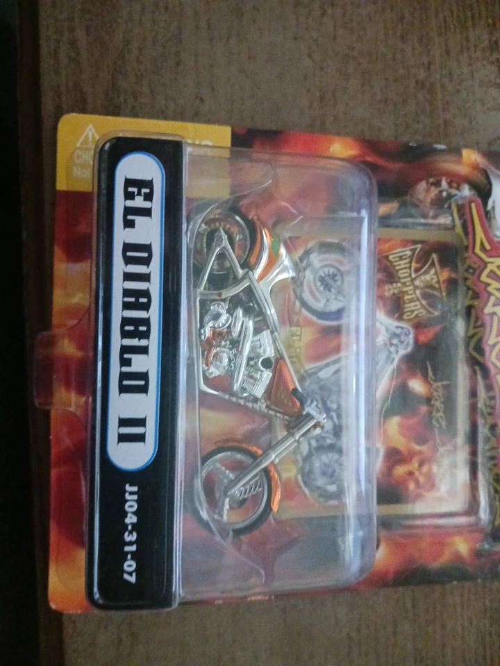  Jesse James West Coast Choppers El Diablo 11 Motorcycle 1:31 - Image 2 of 3