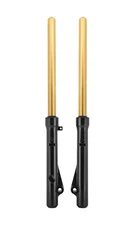TB Parts Fork Assembly Set – All Honda CRF110 - Gold TiN Coated Upper Fork Tube