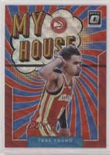 2021-22 Panini Donruss Optic My House Red Wave Prizm Trae Young #14 07r3
