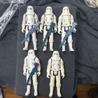 Vintage Star Wars 5 Imperial Snowtrooper 1980 Hong Kong  4 Original Blasters