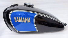Yamaha SR 500 Steel BLACK BLUE Gas Fuel Petrol Tank With Cap /FIT FOR