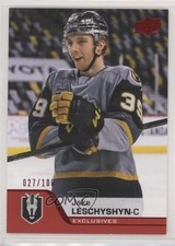 2020-21 Upper Deck AHL Exclusives 27/100 Jake Leschyshyn #108 r8k