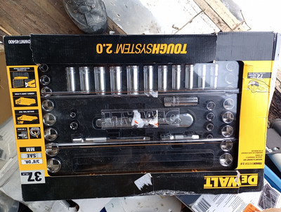 Dewalt DWMT45400 3/8 in. Drive Socket Set w/ Toughsystem 2.0 Tray (37 Piece)