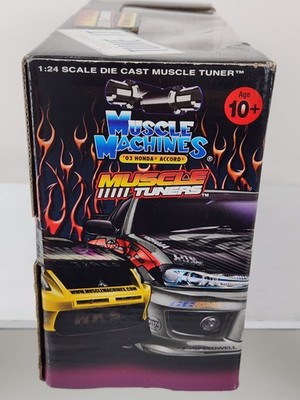 1 24 Scale Muscle Machines Tuners '03 Honda Accord Orange