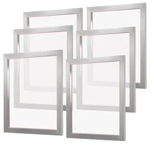 Screen Printing Kit Silk Screen Printing Frame 20x24in 160 Count Mesh 6pcs