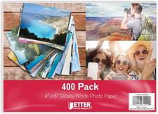 Premium Glossy Photo Paper 4x6" 400 Sheets, 200gsm, High Quality