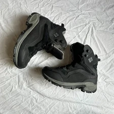 COLUMBIA BACKRAMP Techlite Men's Black Waterproof Boots Sz 10, YM5298-010