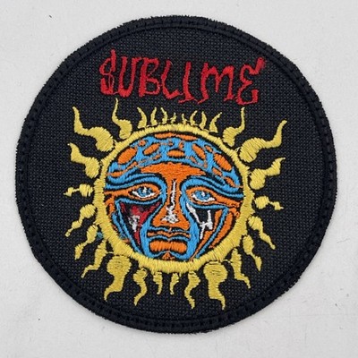 Sublime Rock Band Sun Logo Patch: Iron On, Quality Embroidery, 3.25 Diameter