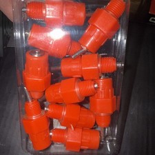 10PCS Chicken Water Nipples Bird Drink Water Chicks Quail Hen Poultry Red