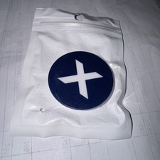 Celebrity Cruises Pull-Out Phone Holder/Stand White X On Blue Background