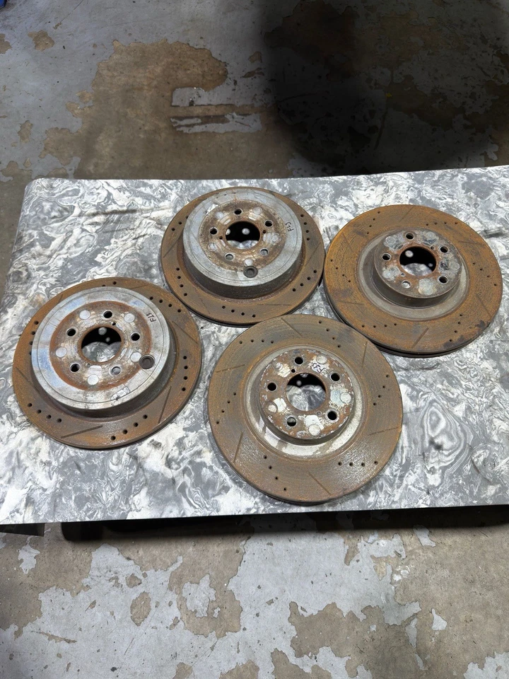 Juego de rotores perforados y ranurados 13-20 Subaru BRZ Scion FRS Toyota 86 GT Foto 2 de 3