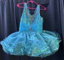 Litton's Uptown Girls' Formal Dress Turquoise Size 2 Flower Girl Ball MPN 822411
