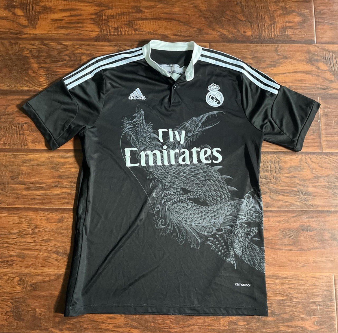 Crazy Yohji Yamamoto Adidas Real Madrid black and white dragon