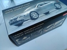 Kyosho BMW 645CI Coupe Silver Diecast Model Car Opened Condition