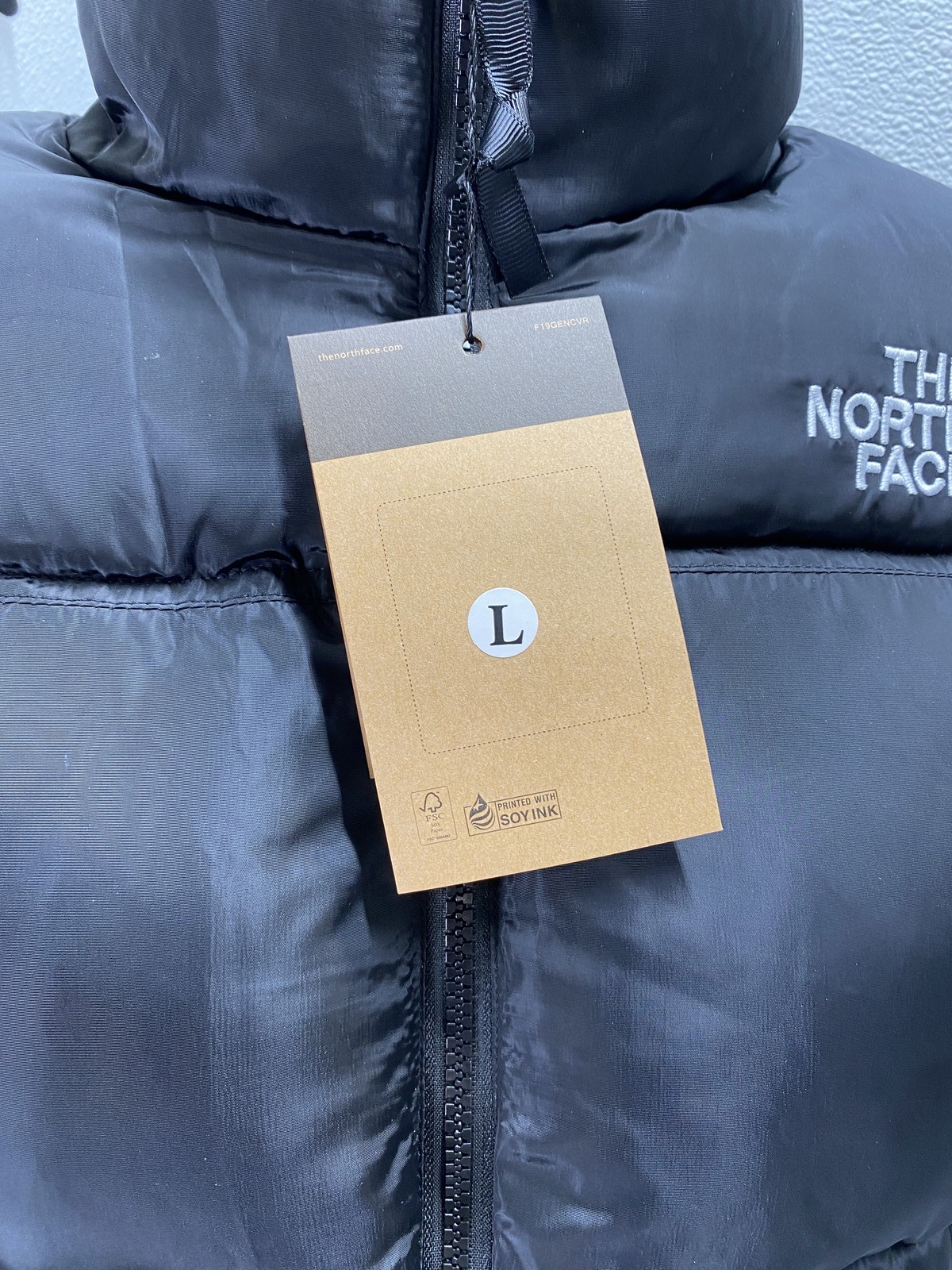 The North Face Womens 1996 Retro Nuptse Puffy Jacket Size L Black thumbnail 11