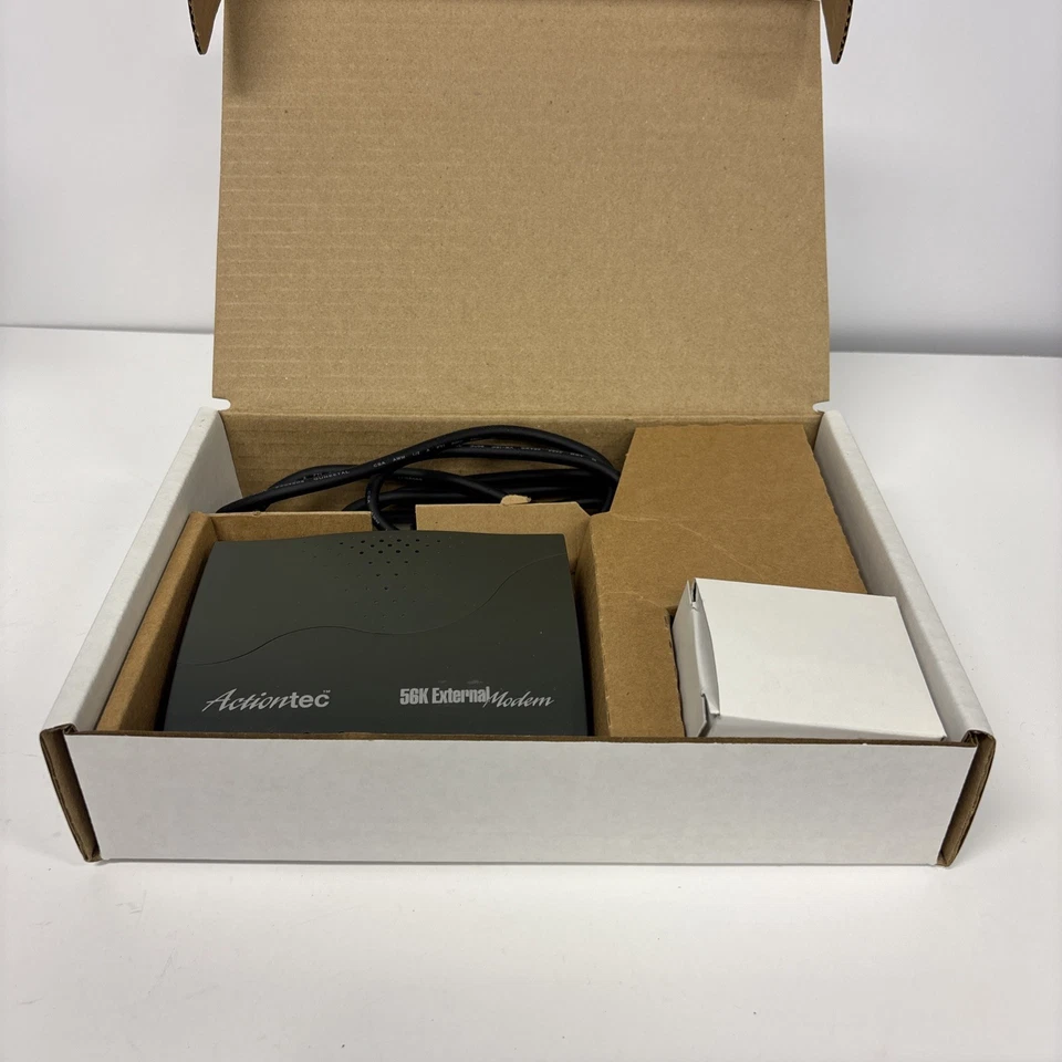 EXV9212-01 Actiontec 56K External Modem VINTAGE! NEW!~ - Image 4 of 4
