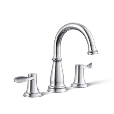 KOHLER 27380-4K-CP Bellera 1.0 GPM Widespread Bathroom Faucet, Polished Chrome