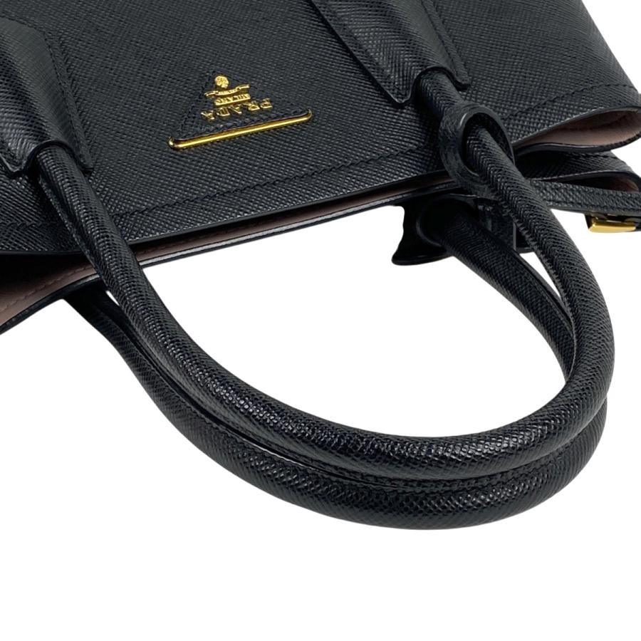 PRADA 2WAY Shoulder Bag 1BG887 Black Leather Small Bag with Dust Bag #BS816 thumbnail 5