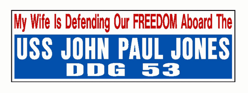 USS JOHN PAUL JONES DDG 53 Decal U S Navy USN Military B01 - Picture 8 of 14