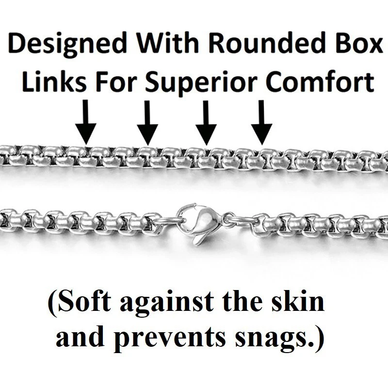 LARGE Tampa Bay Lightning Mens 2PcSet Hockey 24" Necklace With Bracelet D4D30 - Image 4 of 4