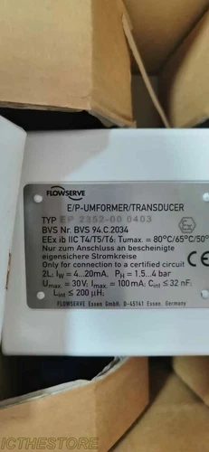 ONE EP 2352-00 0403 E/P-UMFORMER/TRANSDUCER EP2352-00 By DHL or Fedex