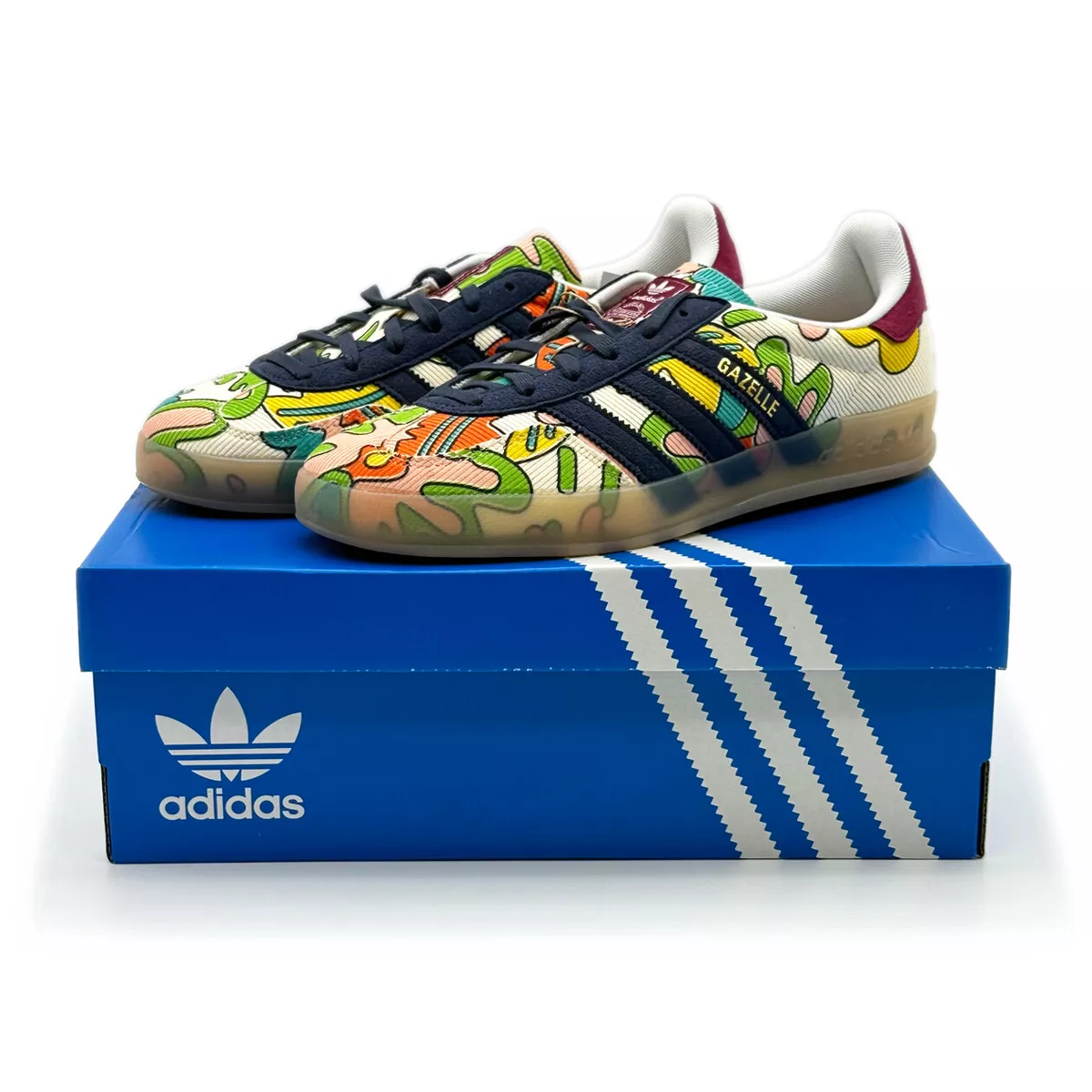 IG2849 Sean Wotherspoon × adidas Gazelle Indoor Corduroy Ecru Tint Shadow Navy