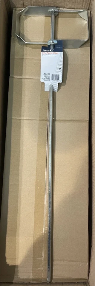 Anvil 30" Power Mixer Paddle-Steel- for mixing mortar, thin set, joint compound