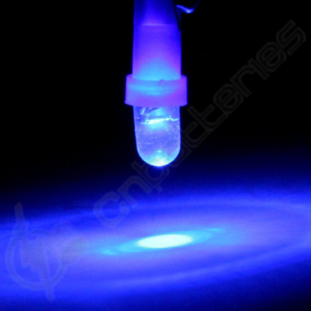 10-Pack Blue T5 74 LED Bulbs For Honda Dashboard & Instrument Cluster - 12V, Twist Socket
