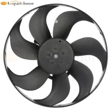 Black Cooling Fan Radiator For Audi TT 1999-2006 Volkswagen Golf Jetta 1.8L