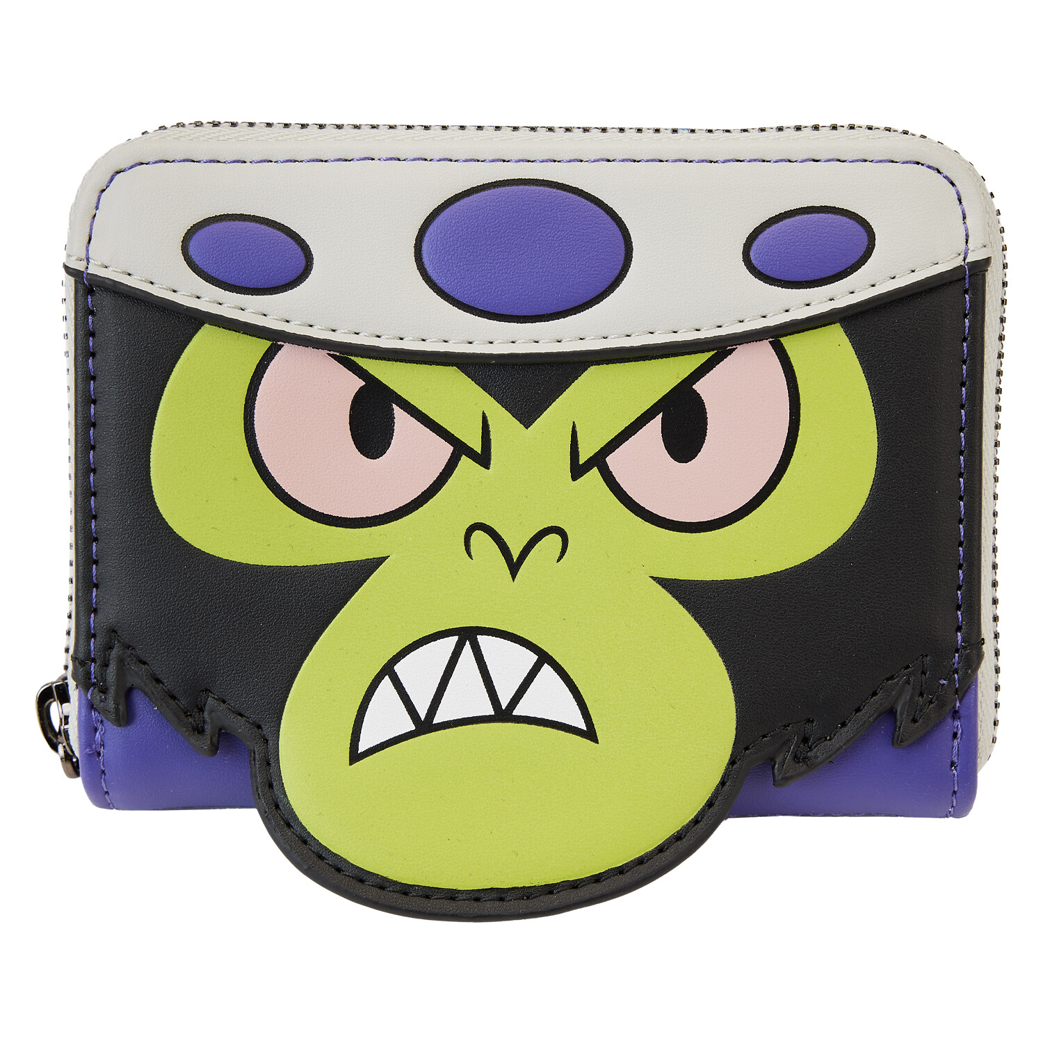 Powerpuff Girls Mojo Jojo Glow Cosplay Zip Around Wallet
