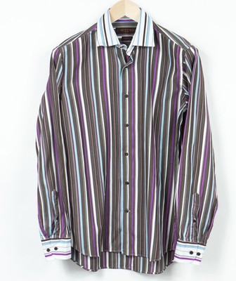 Vintage ETRO Slim Fit Shirt Formal 