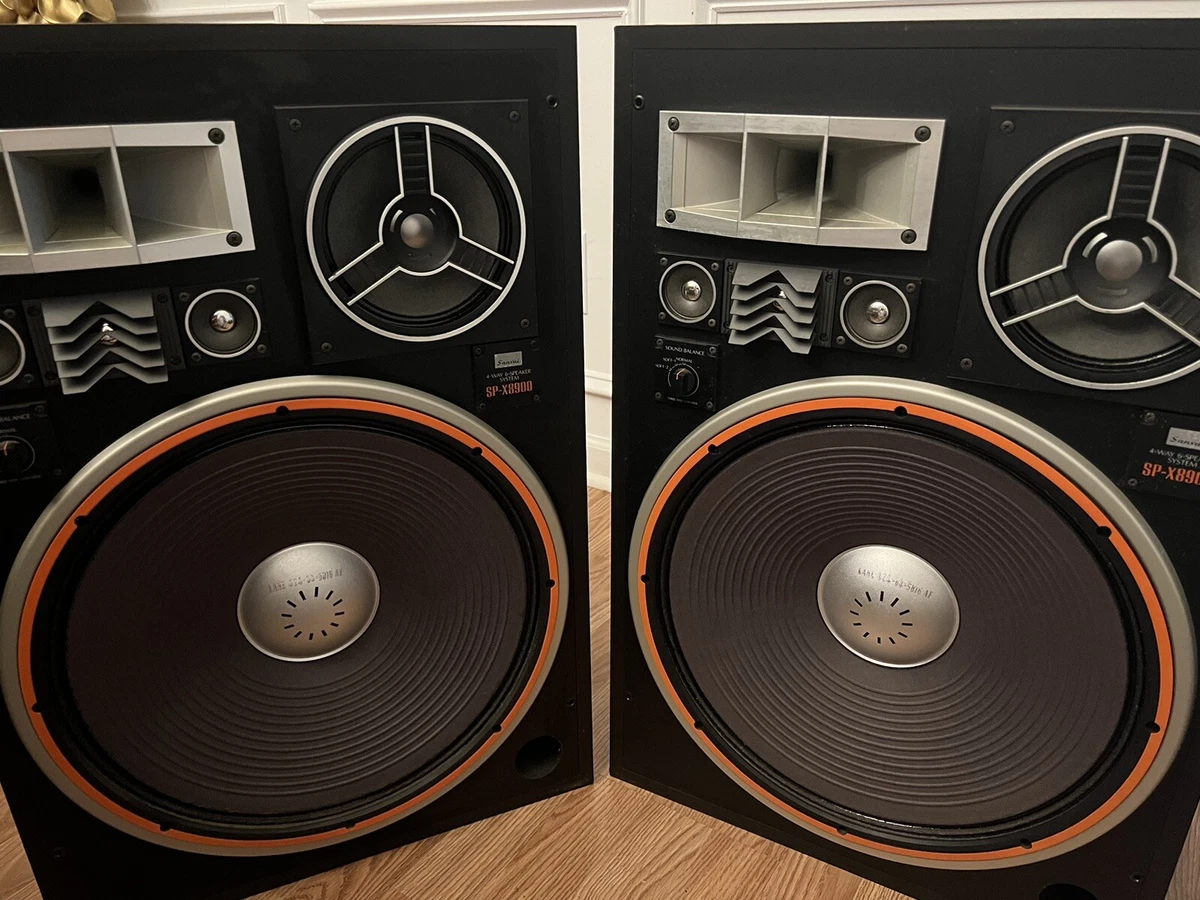 Vintage - SANSUI SP-X8900 4 WAY 6 SPEAKER SYSTEM - Made in Japan