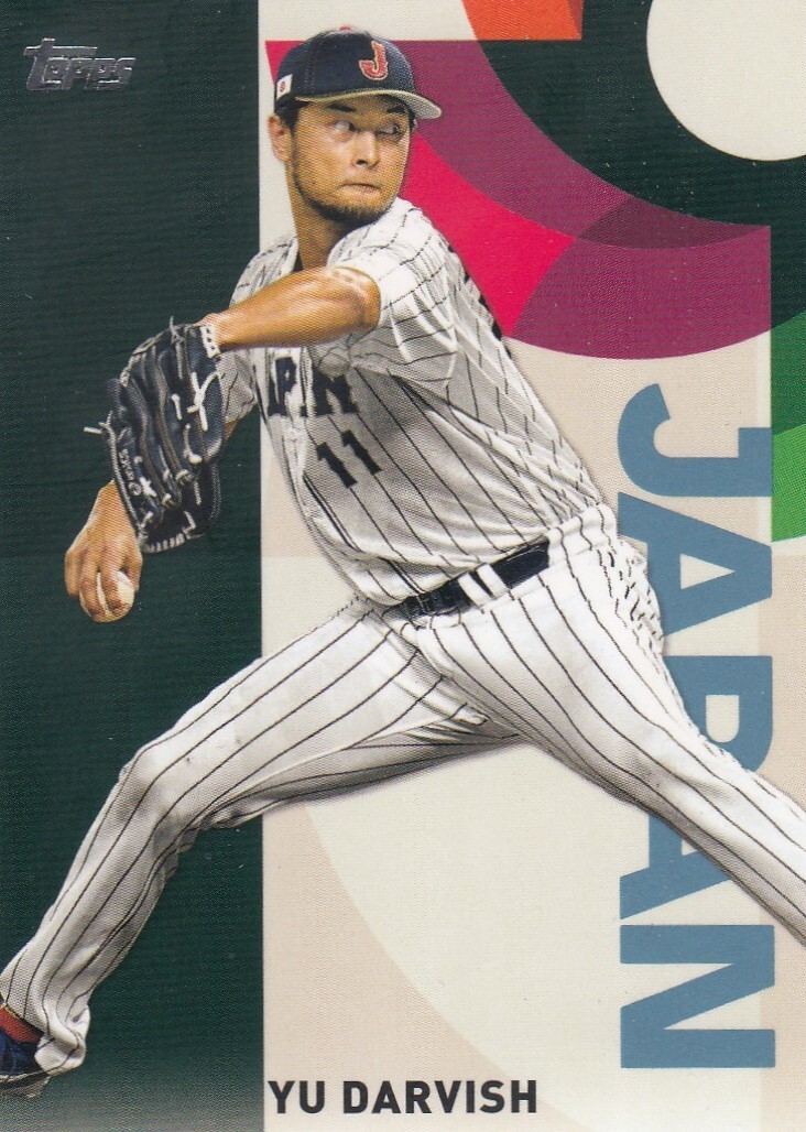 YU DARVISH TOPPS JAPAN WBC WORLD BASEBALL CLASSIC TEAM JAPAN