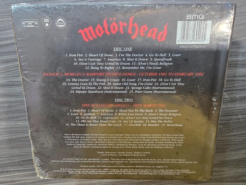 MOTÖRHEAD Iron Fist 40th Anniversary Deluxe 2CD Digibook 1982/2022 BMG - Picture 2 of 2