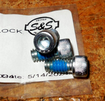 3X OEM S&S Air Cleaner Backing Plate Screws SUPER E SUPER G SUPER B 106-2105