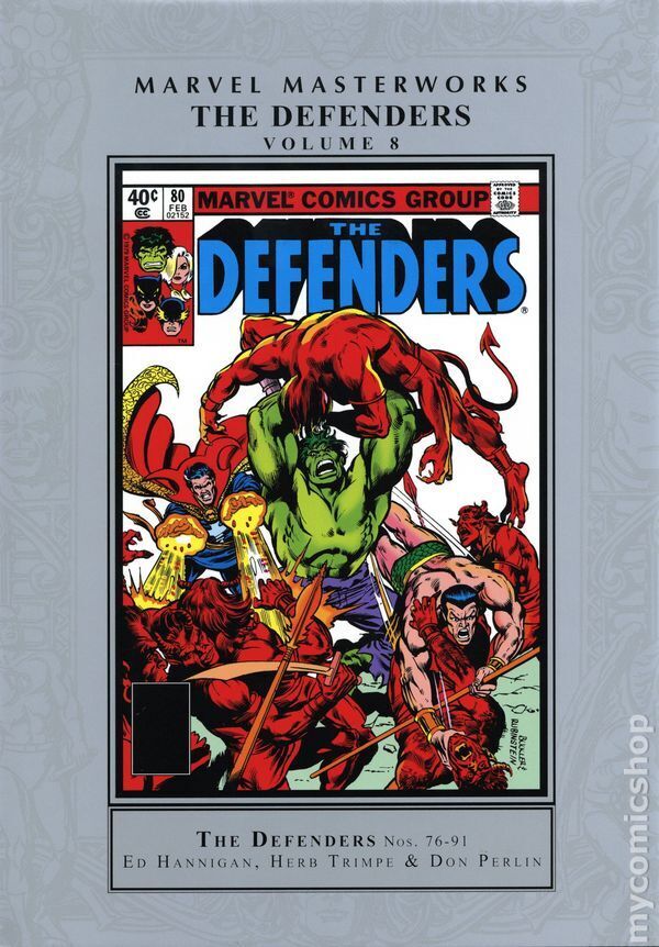Marvel Masterworks Defenders HC #8-1ST NM 2022 Stock Image