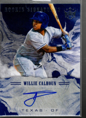 A3150- 2018 Diamond Kings DK Rookie Signatures 43 Willie Calhoun Autogramm S-WC
