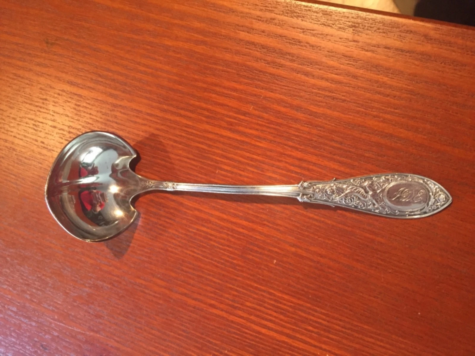 Whiting Arabesque Sterling Cream or Sauce Ladle 5 5/8 INCHES LONG 2ND LOT