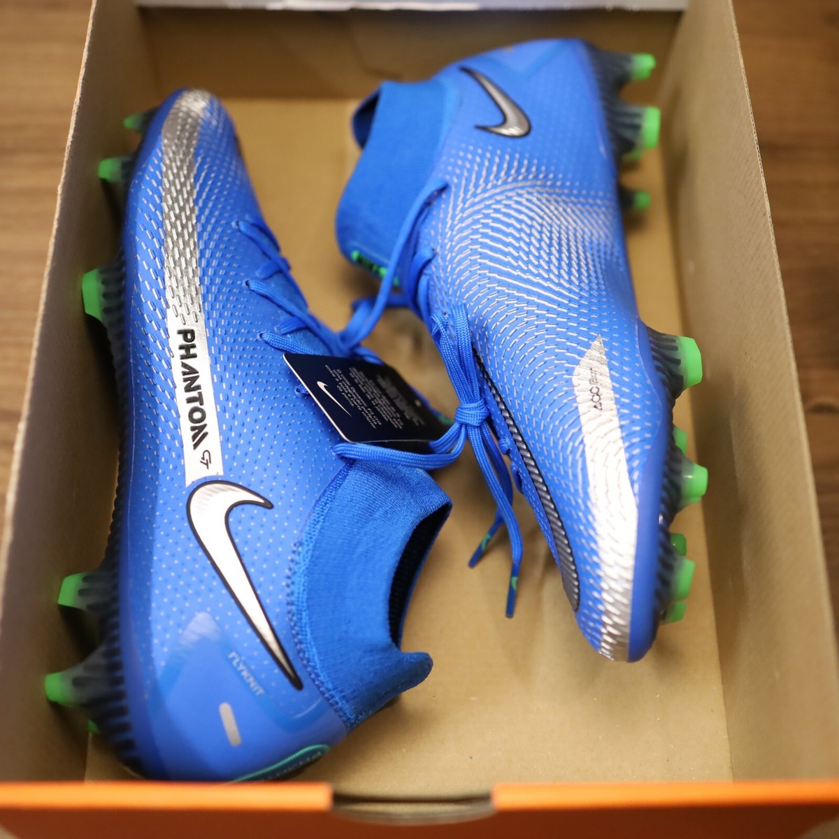 ナイキ Phantom GT 青 AG 28cm Nike Phantom GT Elite DF SG 'Photo Blue Metallic Silver
