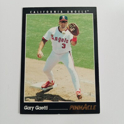 1993 Score Pinnacle Gary Gaetti #112 California Angels