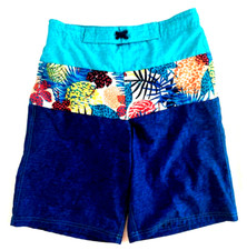 WONDER NATION Lined Swim Trunks Board Shorts Boy's Size XL 14-16 