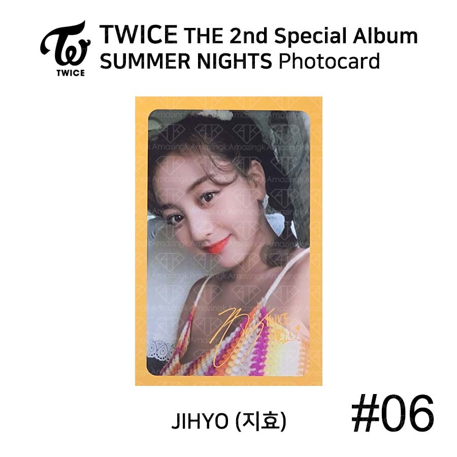 TWICE SUMMER NIGHTS DANCE THE NIGHT AWAY Official Photocard JIHYO