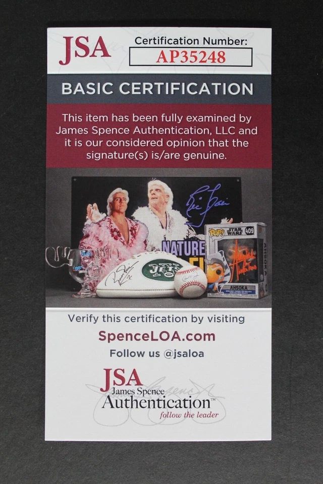 Joe Morgan (d.2020) Cincinnati Reds HOF Autographed Signed 3x5 Index Card JSA - Image 2 of 3