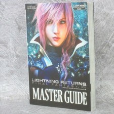 FINAL FANTASY XIII 13 Lightning Returns Master Guide w/Poster PS3 Book VJ28