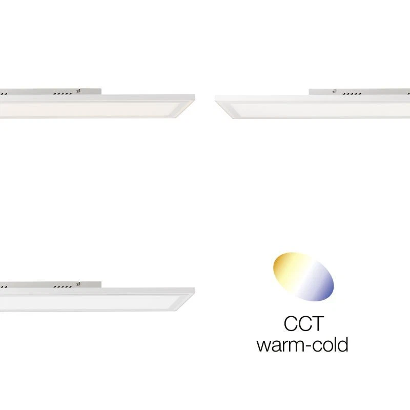 BRILLIANT Lampe Laurice LED Deckenaufbau-Paneel 100x25cm weiß 1x LED integrier